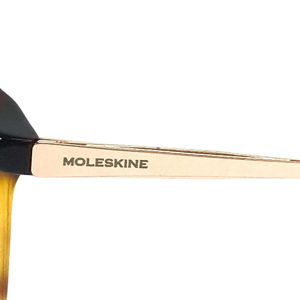 Moleskine Eyeglasses Frames MO1104 32 Tortoise Gold Square Full Rim 52-15-145